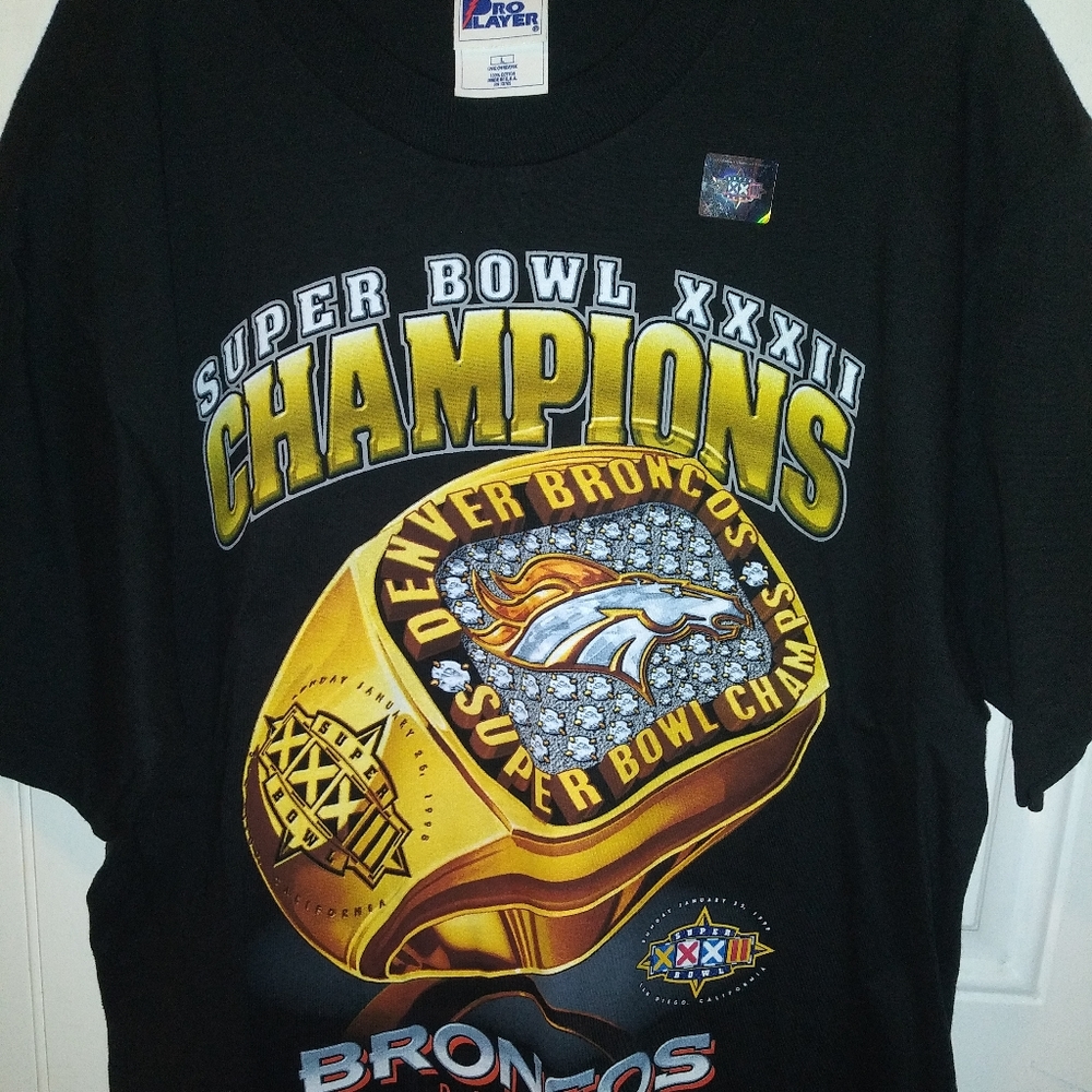 VINTAGE 1998 Denver Broncos Superbowl XXXII Shirt